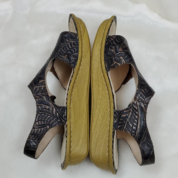 Alegria leather upper sandals velcro size 37 - Picture 4 of 10